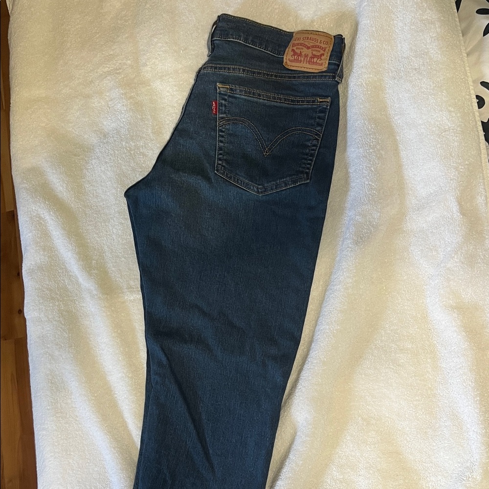 Levi's Women's Dark Blue Boyfriend Jeans